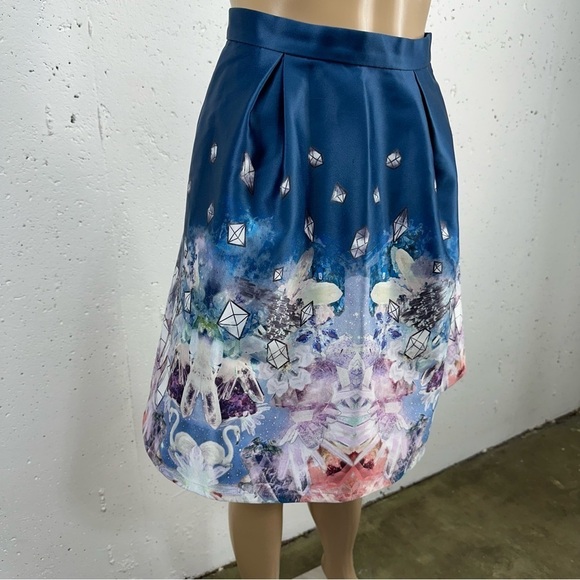 Bread n Butter size P XS Blue Diamond Swan Full Skirt - Picture 3 of 14